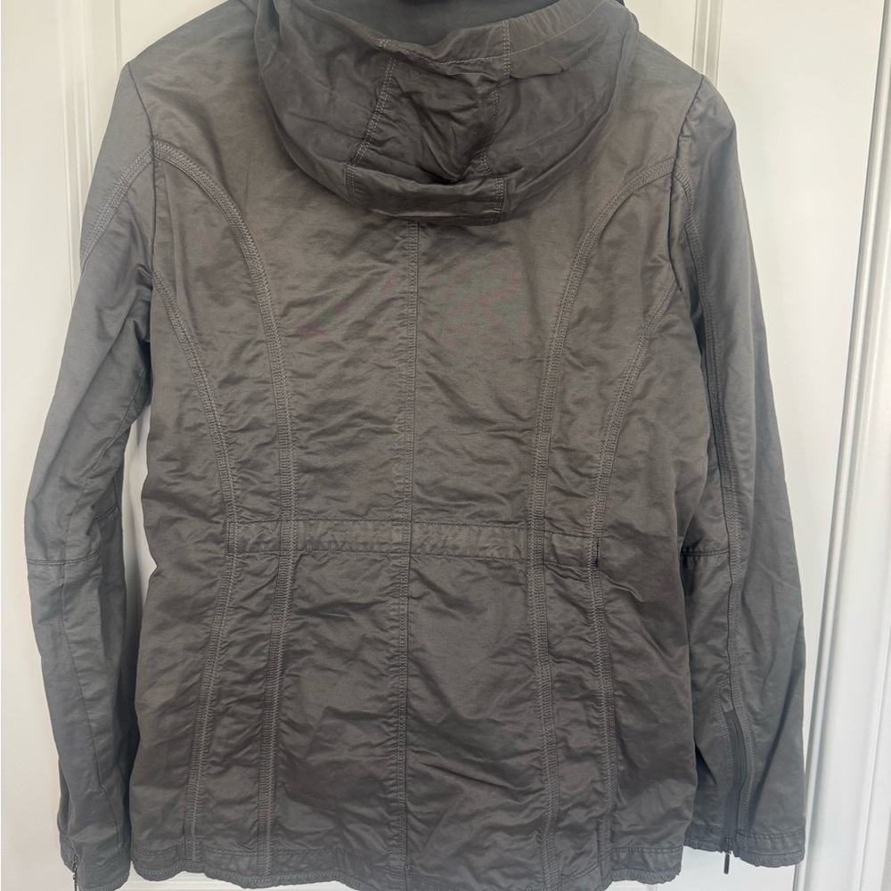 Kuhl Women’s Projekt Lena Hooded Jacket Gray Lightweight Outdoor Utility Coat S - Picture 6 of 9